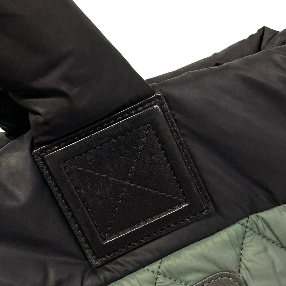 Chanel Coco Cocoon Tote Bag Green Black Gray